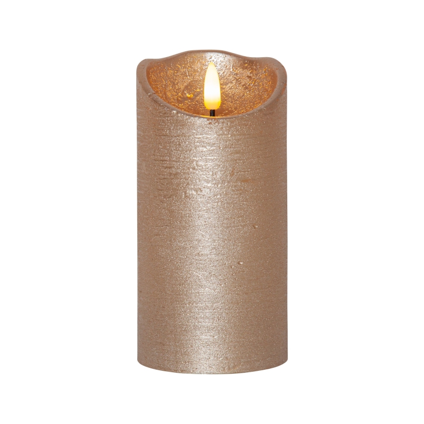 Eglo 411501 - Vianočná LED dekorácia FLAME LED/0,03W/2xAA zlatá