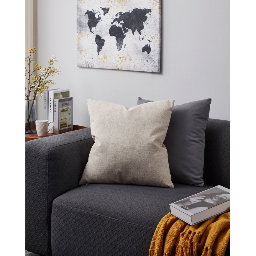 Eglo 420033 - Dekoratívny vankúš ILES 50x50 cm béžový