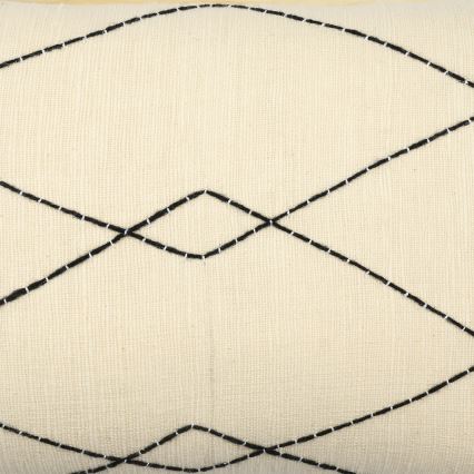 Eglo 420042 - Dekoračný vankúš CHEVERY 35x60 cm béžová/čierna