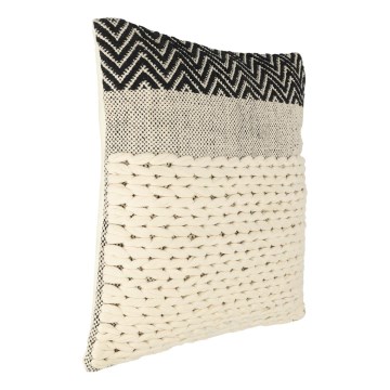 Eglo 420049 - Dekoračný vankúš CHEVERY 50x50 cm krémová/čierna