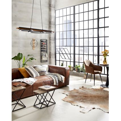 Eglo 420052 - Dekoračný vankúš CHEVERY 50x50 cm krémová/čierna