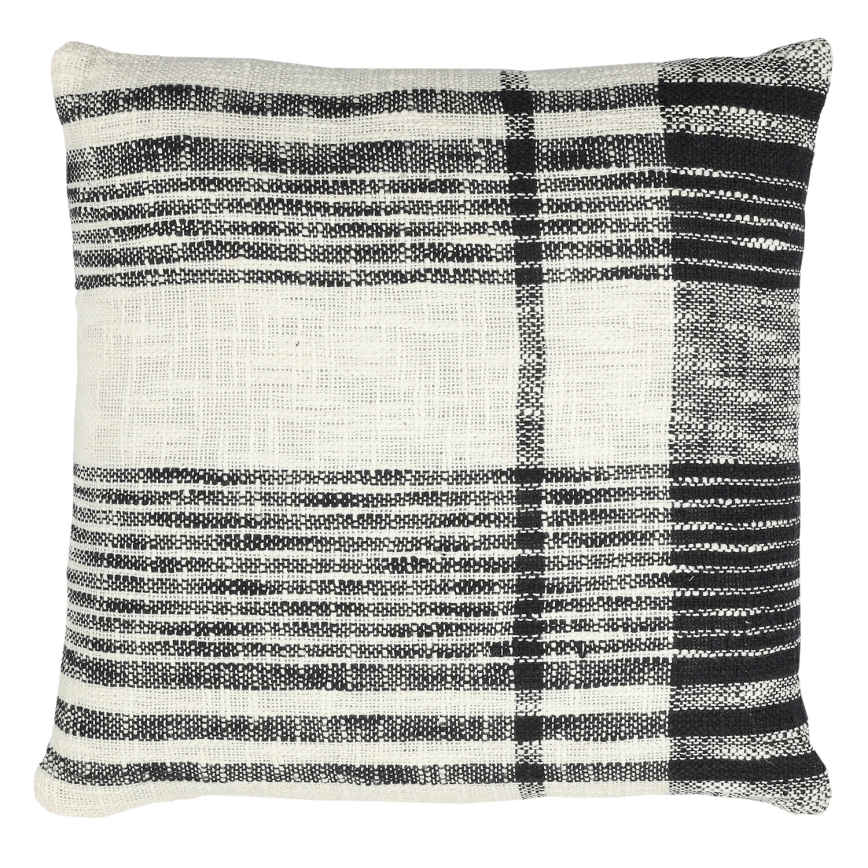 Eglo 420061 - Dekoračný vankúš CHEVERY 45x45 cm krémový/čierny