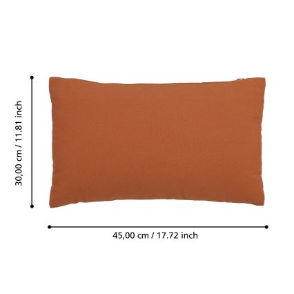 Eglo 420086 - Dekoratívny vankúš ILES 30 x 45 cm oranžový
