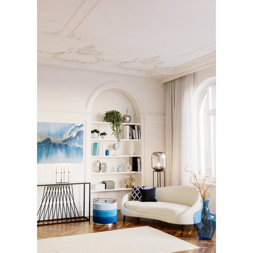 Eglo 420096 - Dekoračný vankúš BERHALA 45x45 cm modrá/biela