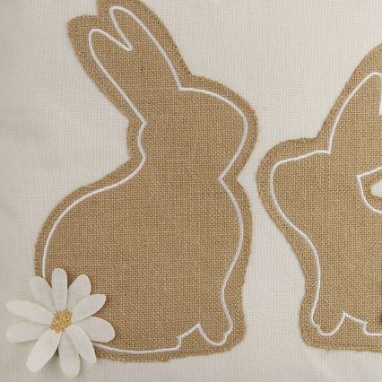 Eglo 420097 - Dekoratívny vankúš CHEVERY 45x45 cm béžový/hnedý