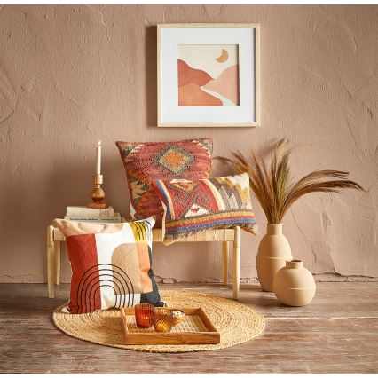 Eglo 420116 - Dekoračný vankúš CHEVERY 50 x 50 cm hnedý