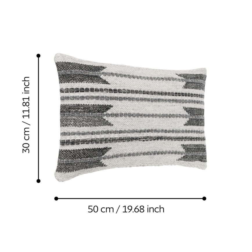 Eglo 420126 - Dekoratívny vankúš CHEVERY 30x50 cm sivý