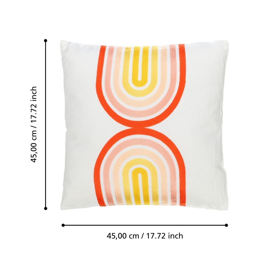 Eglo 420237 - Dekoračný vankúš BERHALA 45x45 cm pestrofarebný