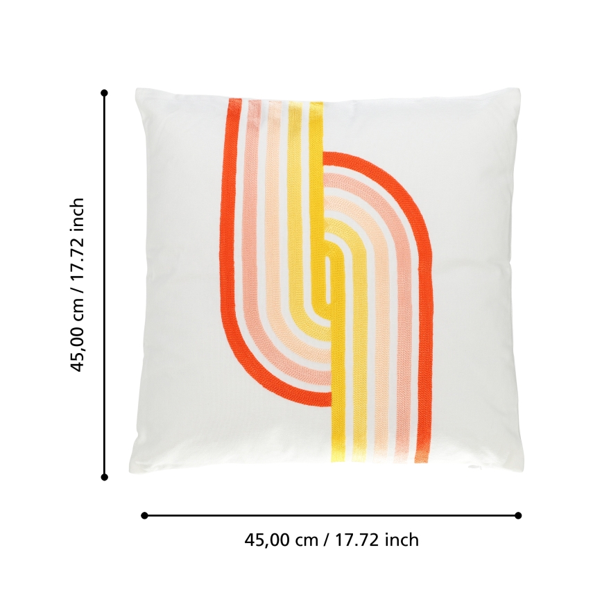 Eglo 420239 - Dekoračný vankúš BERHALA 45x45 cm pestrofarebný