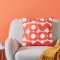 Eglo 420247 - Dekoratívny vankúš TSUNAN 45x45 cm oranžový
