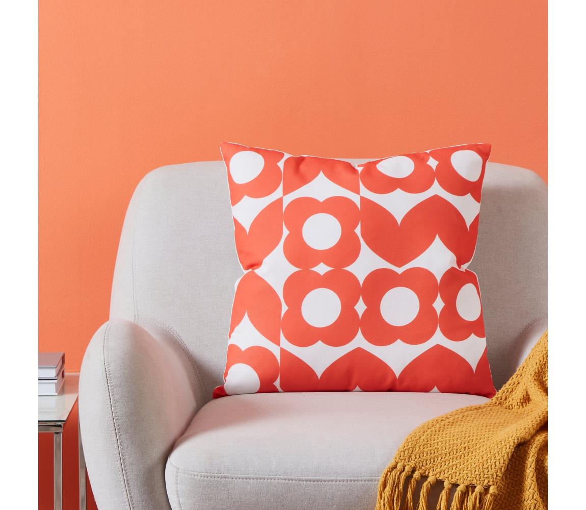 Eglo 420247 - Dekoratívny vankúš TSUNAN 45x45 cm oranžový 420247