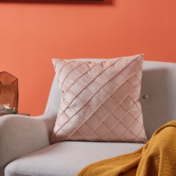 Eglo 420253 - Dekoratívny vankúš SHOURA 45x45 cm ružový