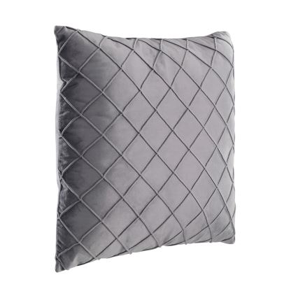Eglo 420254 - Dekoračný vankúš SHOURA 45x45 cm sivý