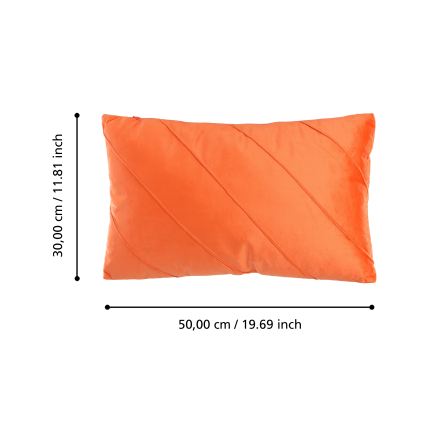 Eglo 420257 - Dekoratívny vankúš SHOURA 30x50 cm oranžový