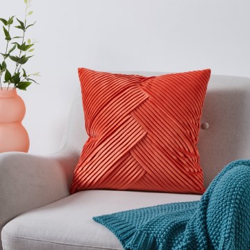Eglo 420264 - Dekoračný vankúš SHOURA 45x45 cm oranžový