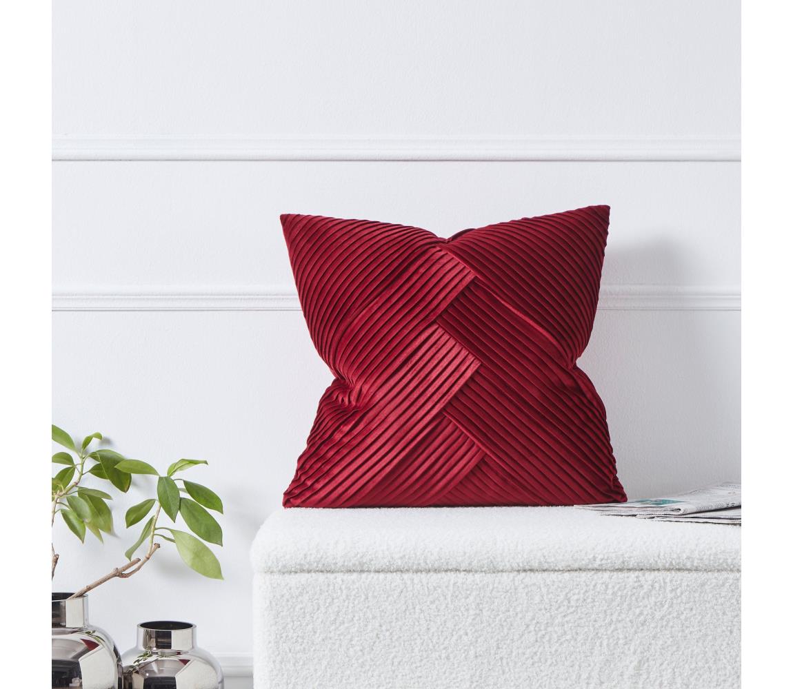 Eglo 420265 - Dekoratívny vankúš SHOURA 45x45 cm červený 420265