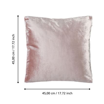Eglo 420268 - Okrasna blazina SINGU 45x45 cm rožnata