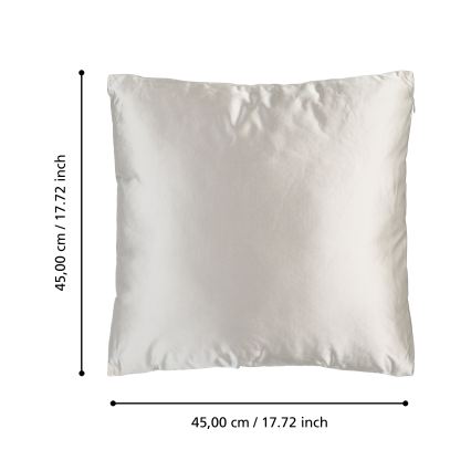 Eglo 420273 - Dekoračný vankúš KYONAN 45x45 cm sivá