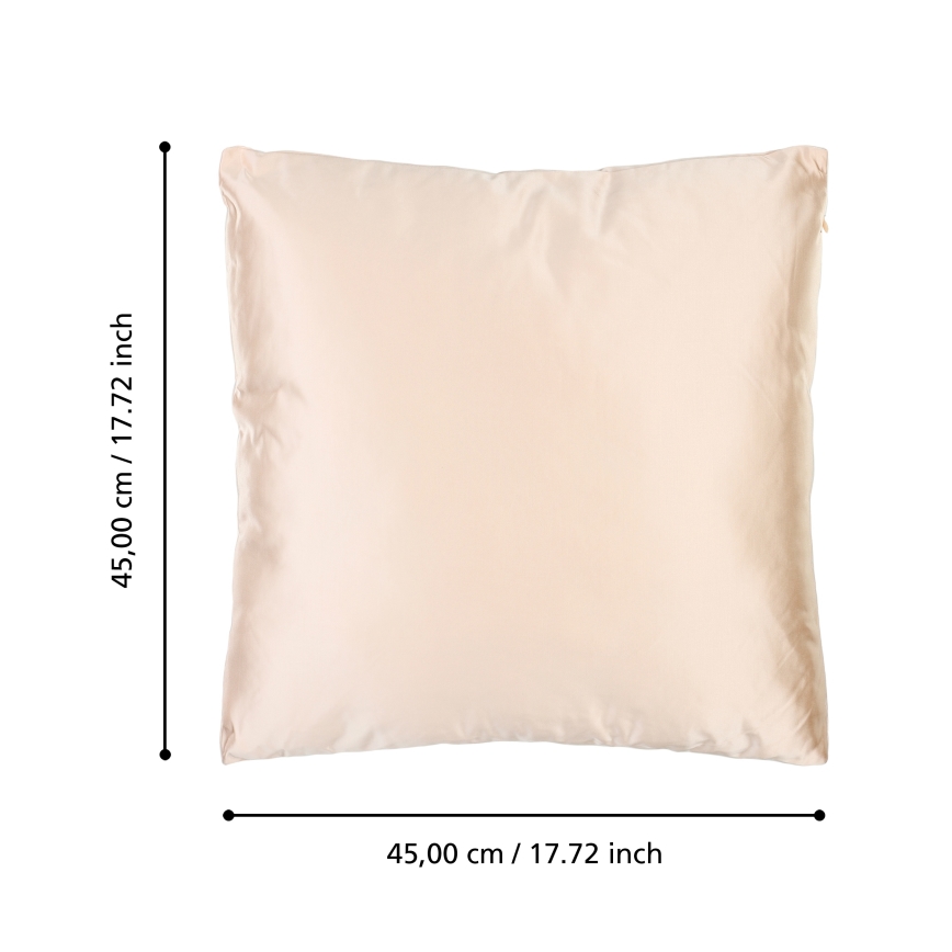 Eglo 420275 - Dekoračný vankúš KYONAN 45x45 cm ružový