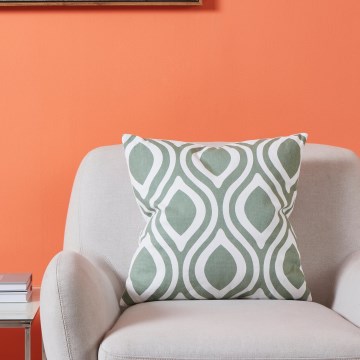 Eglo 420294 - Dekoratívny vankúš CHEVERY 45x45 cm zelený