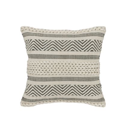 Eglo 420304 - Dekoračný vankúš MELUT 45x45 cm krémová/čierna