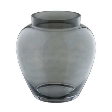Eglo 421211 - Sklenená váza ASINDRO 23,5x22 cm čierna/dymová