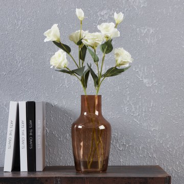 Eglo 421224 - Sklenená váza SIRANANA 25x13,3 cm hnedá/dymová