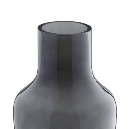 Eglo - Sklenená váza 25x13,3 cm čierna