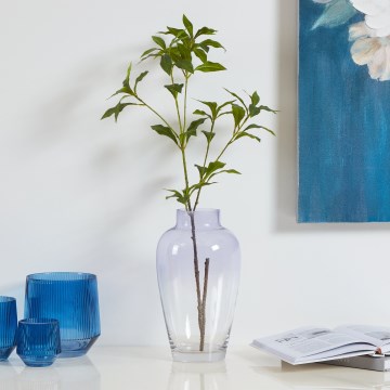 Eglo 421356 - Sklenená váza KENYASI 27x15,5 cm fialová