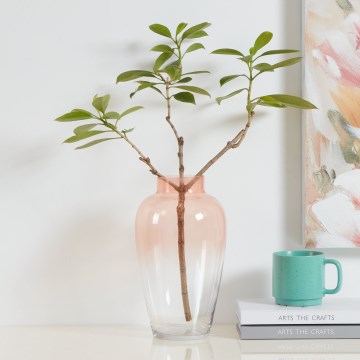 Eglo 421357 - Sklenená váza KENYASI 27x15,5 cm ružová