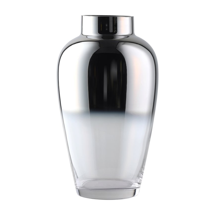 Eglo 421359 - Sklenená váza KENYASI 27x15,5 cm lesklý chróm