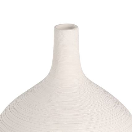 Eglo - Keramická váza 22x16 cm biela/zlatá