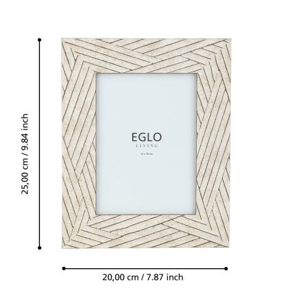 Eglo - Fotorámček 13x18 cm béžová
