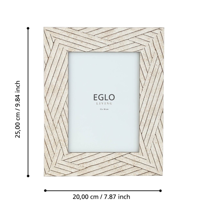 Eglo - Fotorámček 13x18 cm béžová