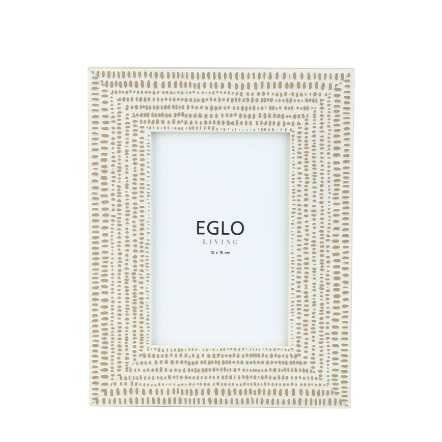 Eglo - Fotorámček 10x15 cm krémová