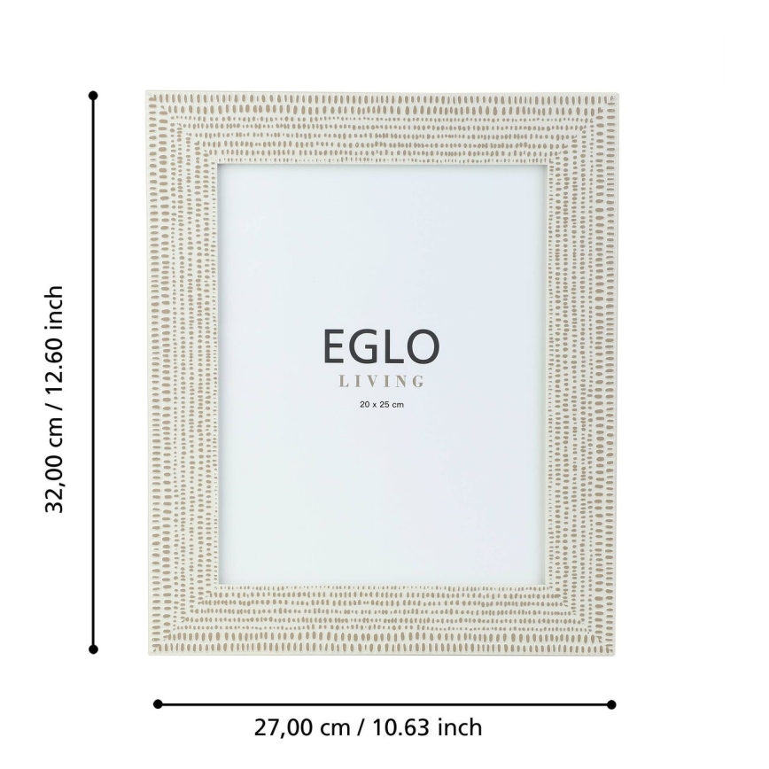 Eglo - Fotorámček 20x25 cm krémová