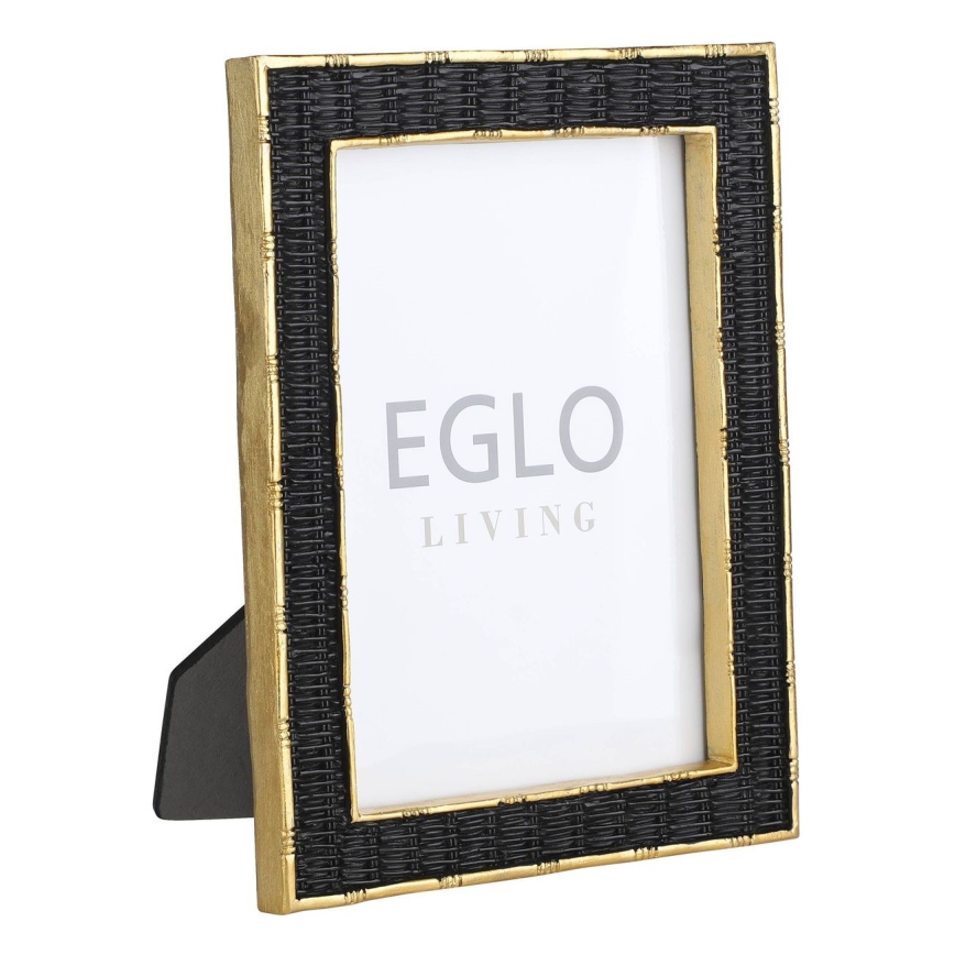 Eglo - Fotorámček 13x18 cm čierna/zlatá