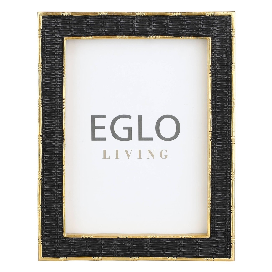 Eglo - Fotorámček 13x18 cm čierna/zlatá