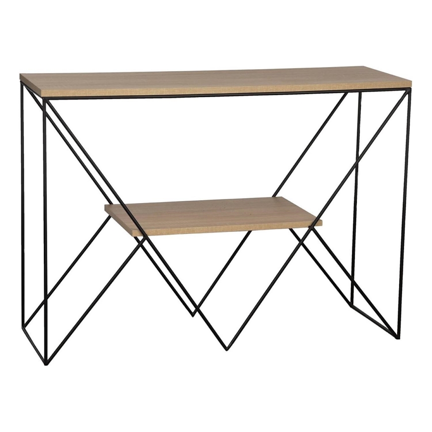 Eglo 424016 - Odkladací stolík OTAWARA 77x106 cm hnedá/čierna