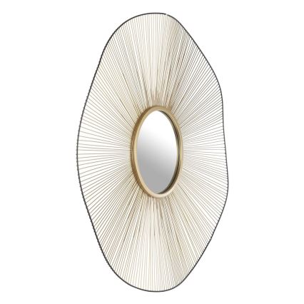 Eglo - Nástenné zrkadlo pr. 76 cm zlatá/čierna
