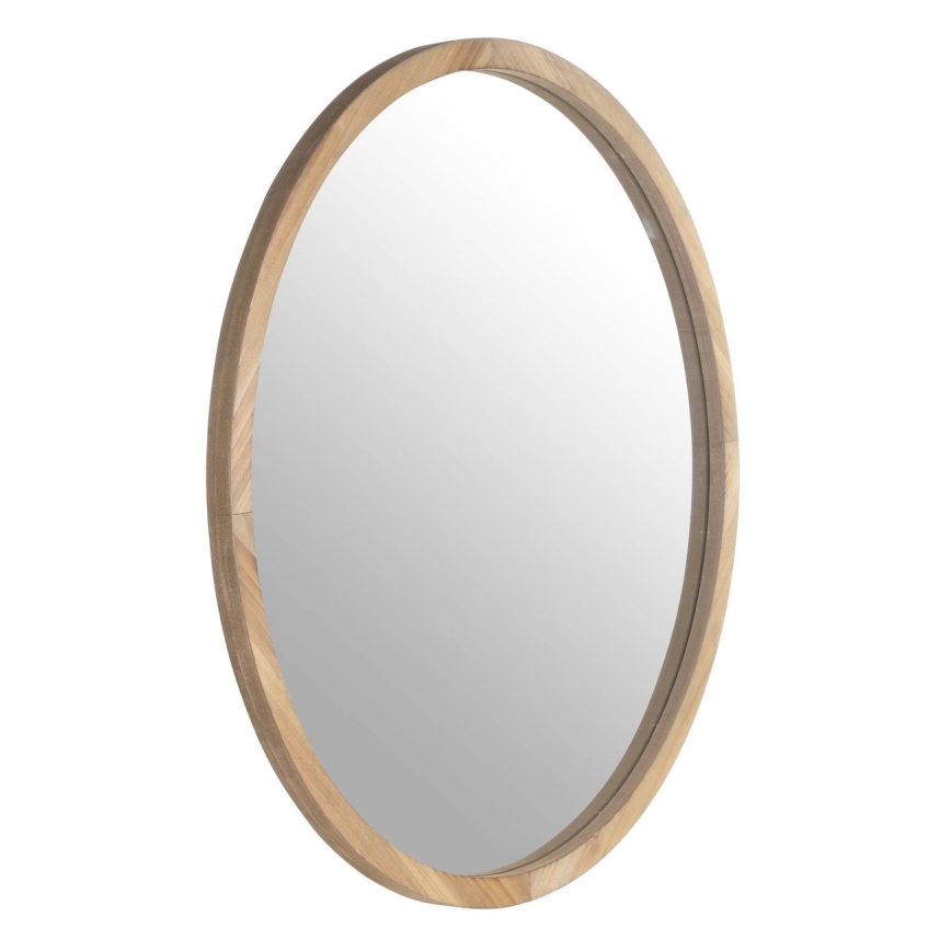 Eglo - Nástenné zrkadlo pr. 70 cm hnedá
