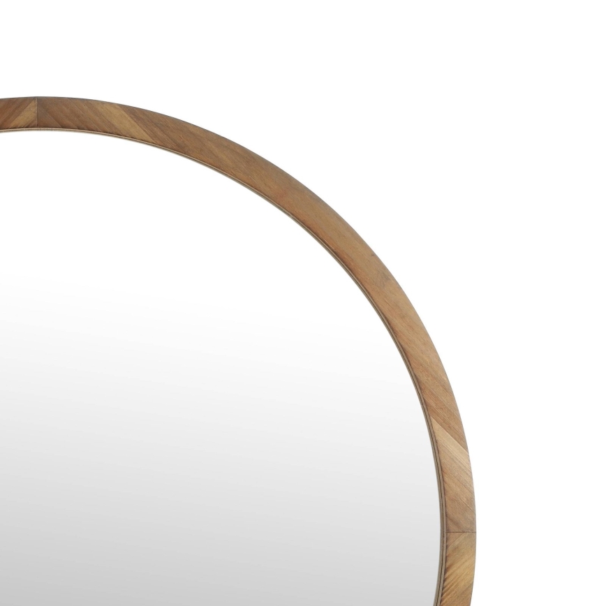 Eglo - Nástenné zrkadlo pr. 70 cm hnedá