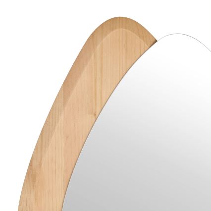 Eglo 425049 - Nástenné zrkadlo LIOMA 68x48 cm jedľa/béžová
