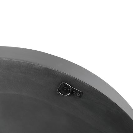 Eglo 425062 - Nástenné zrkadlo BONTANG Ø 90 cm čierna/zlatá