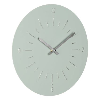 Eglo - Nástenné hodiny 1xAA pr. 30 cm zelená