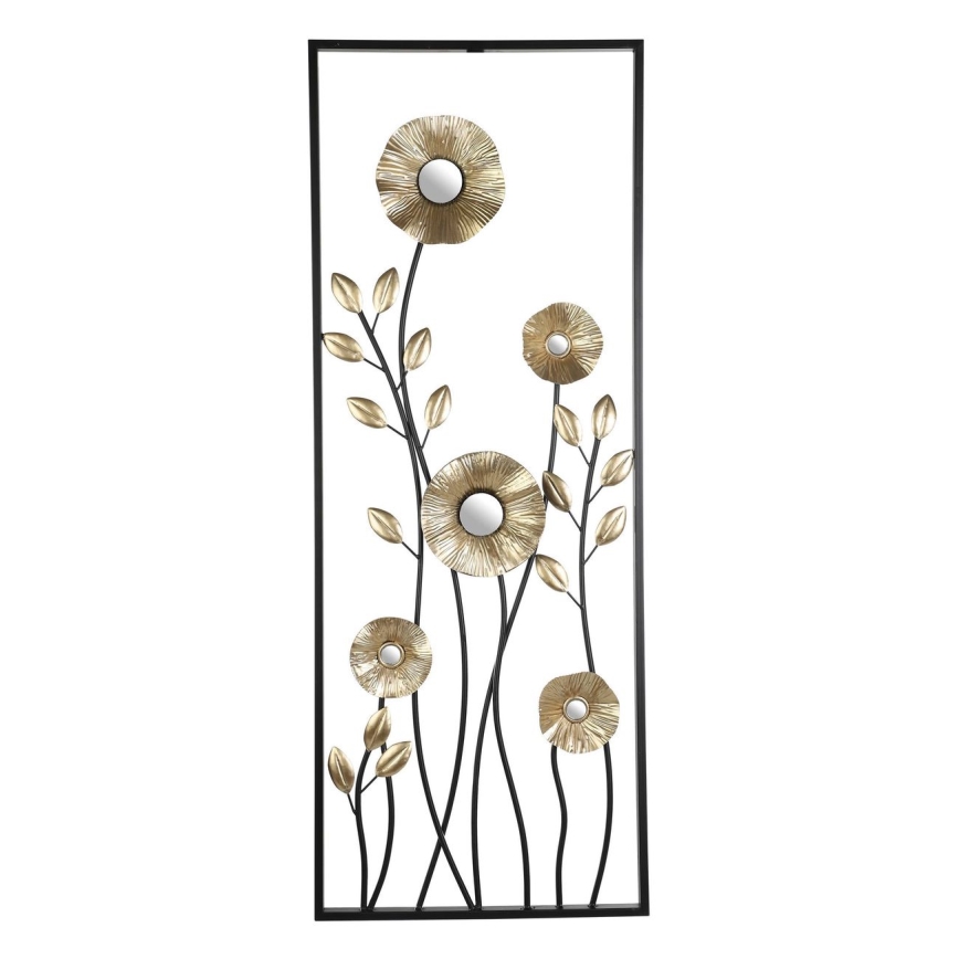 Eglo - Nástenná dekorácia 100x38,5 cm čierna/zlatá