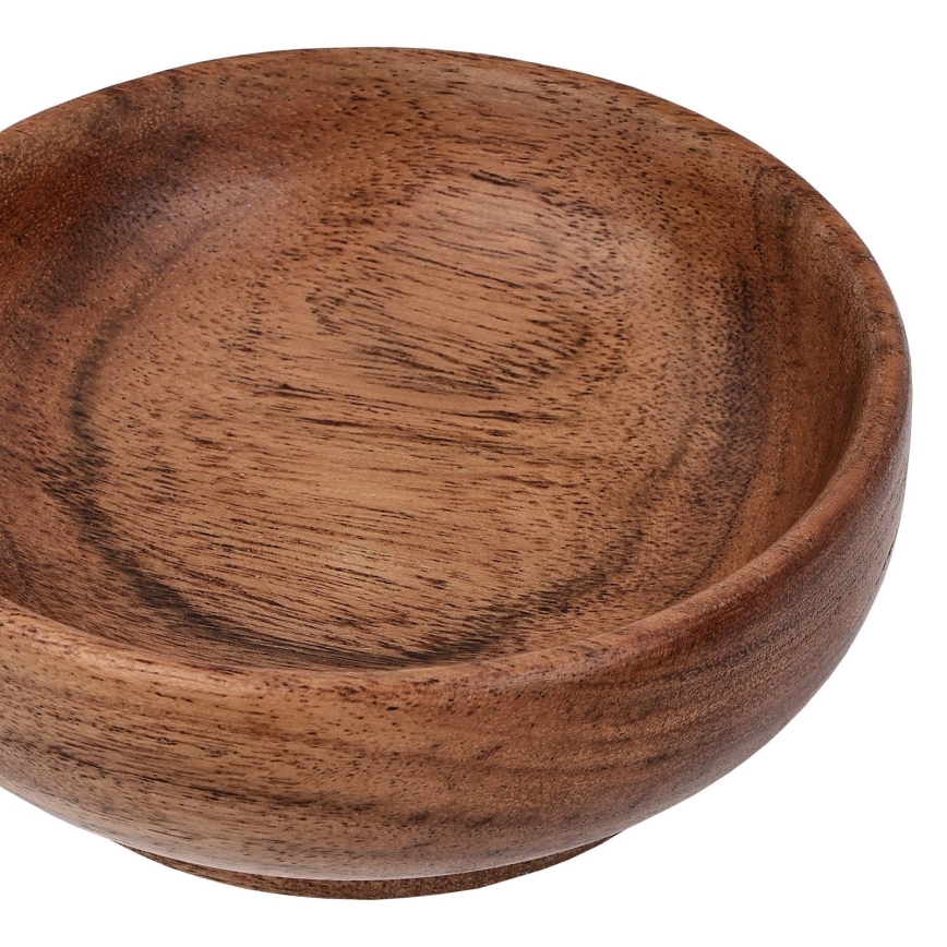 Eglo - Drevená misa pr. 10 cm hnedá