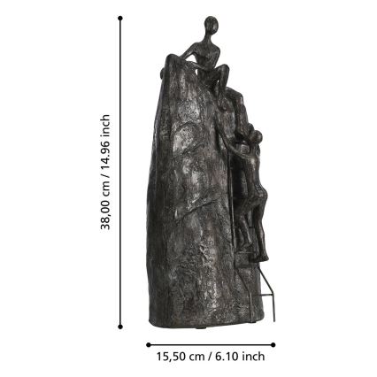 Eglo - Dekorácia 38x15,5 cm živica