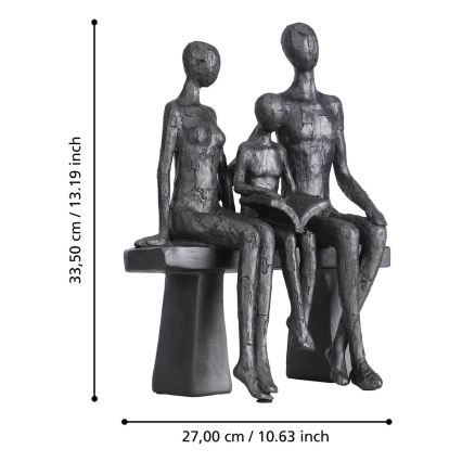 Eglo - Dekorácia 33,5x27 cm živica