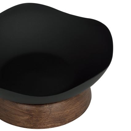 Eglo - Dekoračný podnos pr. 14,5 cm čierna